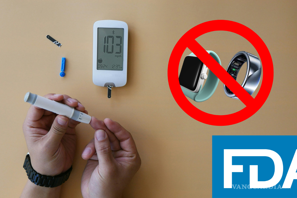 La FDA advierte a la población del uso de dispositivos inteligentes para medir el azúcar en sangre