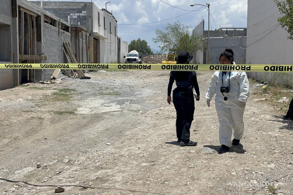 Saltillo: encuentran cuerpo en estado de descomposición en obra; lo identifican por sus tenis