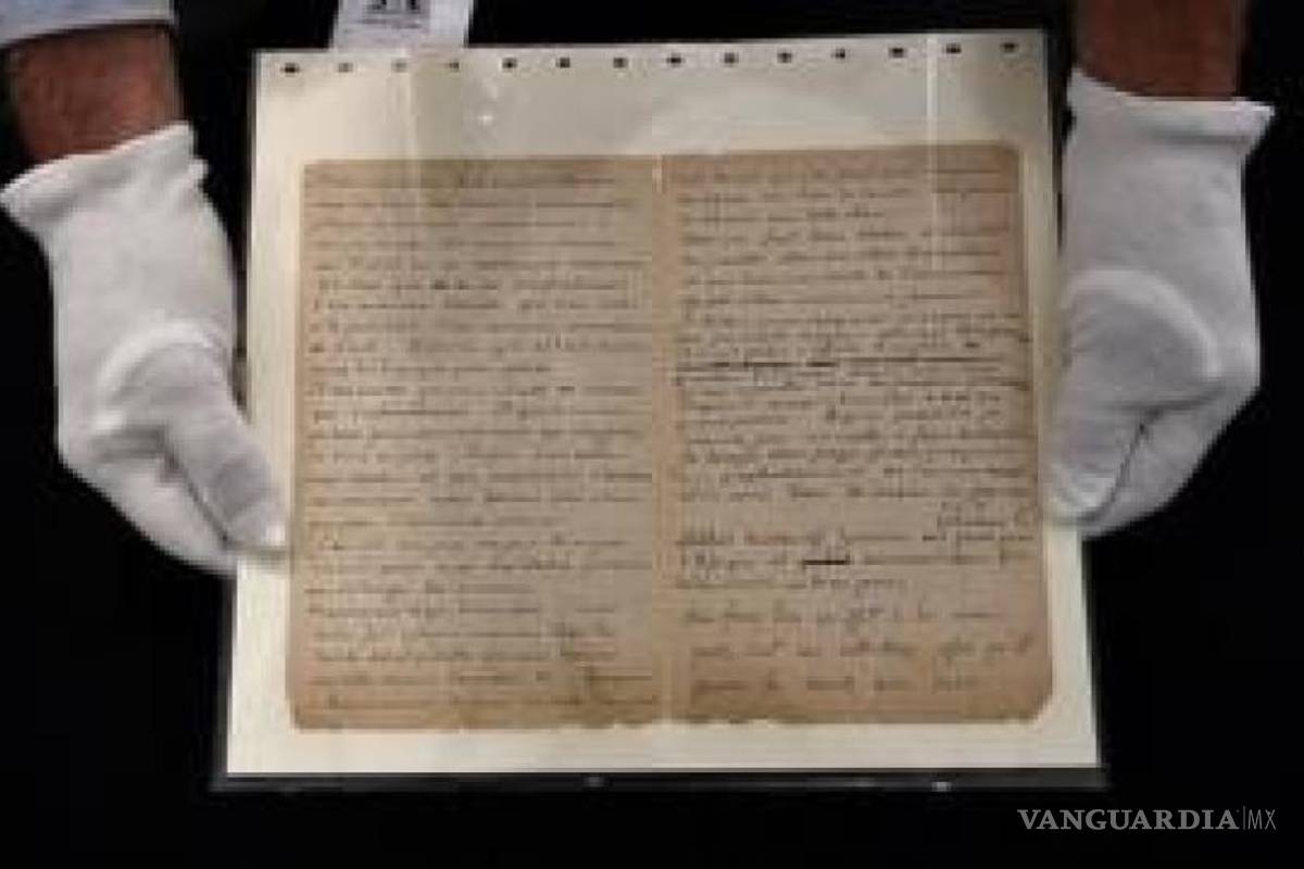 Encuentra y subastan carta escrita por Van Gogh y Gauguin