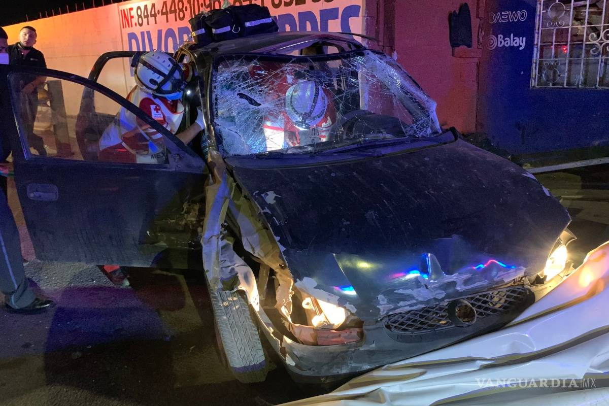 Graves padre e hijo tras accidente en Saltillo