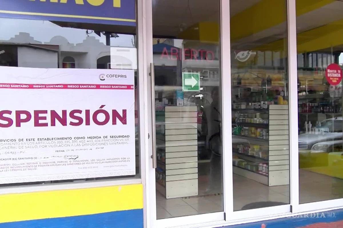 Cofepris clausura 31 farmacias en Baja California tras encontrar fentanilo en medicamentos