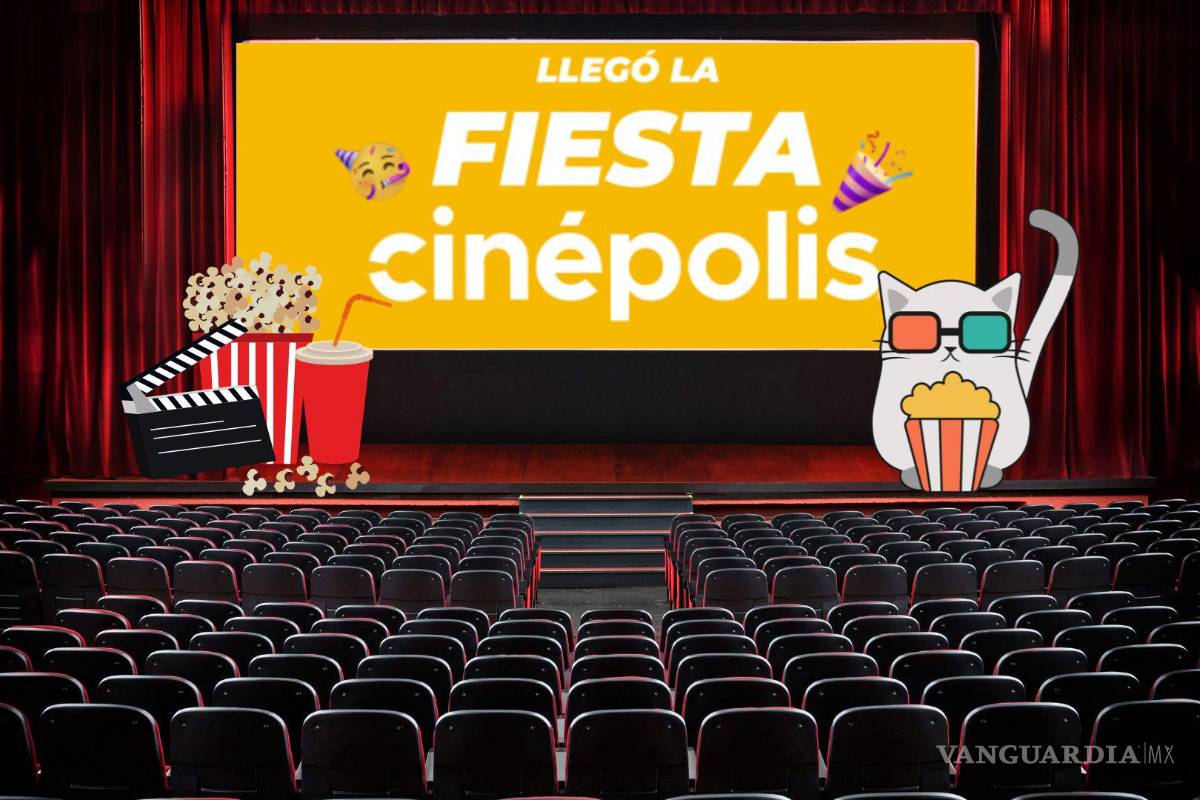 ¡Regresa la ‘Fiesta Cinépolis’! Boletos estarán a $29 pesos estos días para todas las sucursales en México