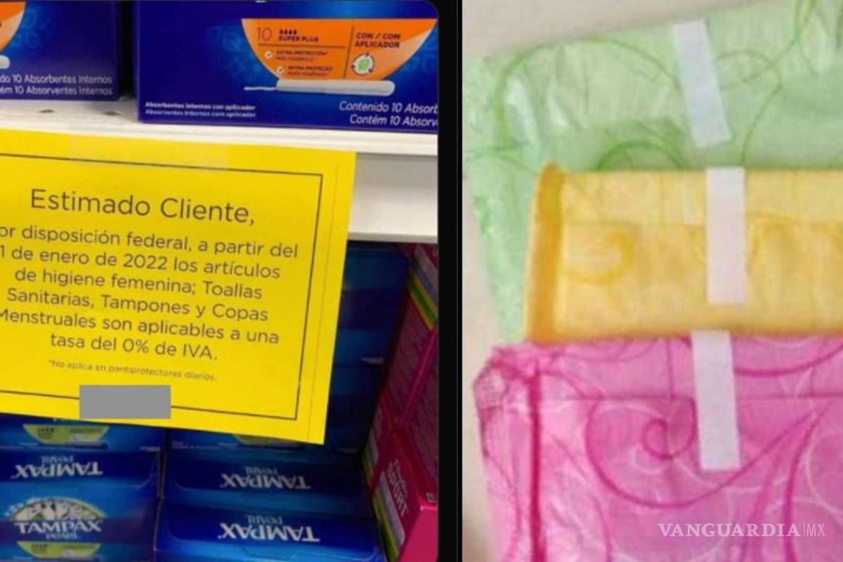 Disfrazan IVA en artículos de higiene menstrual