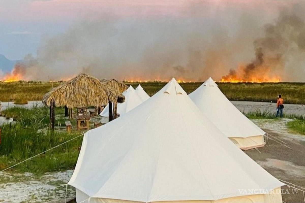 Controlan incendio que arrasó con 100 hectáreas en Cuatro Ciénegas