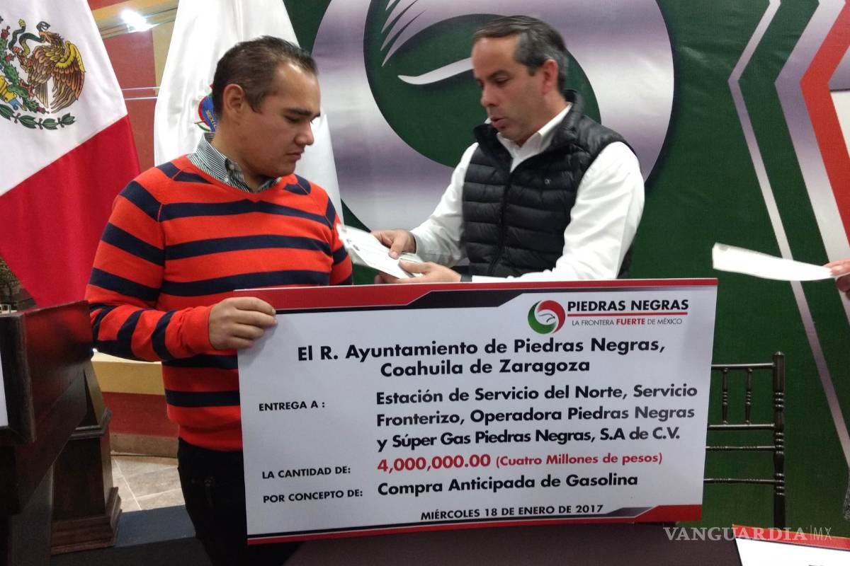 Anticipa Piedras Negras la compra de 4.61 millones de litros de gasolina magna