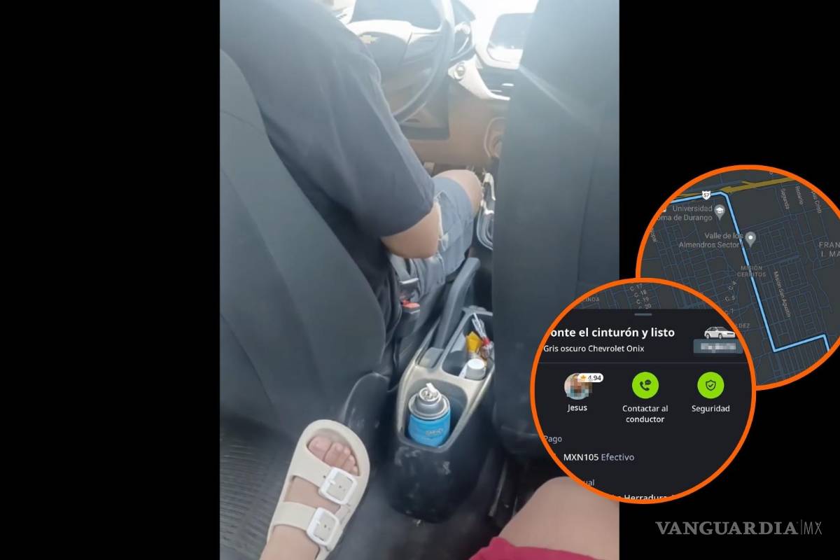 Conductor de InDriver en Saltillo acosa a madre e hija; hechos son captados en video