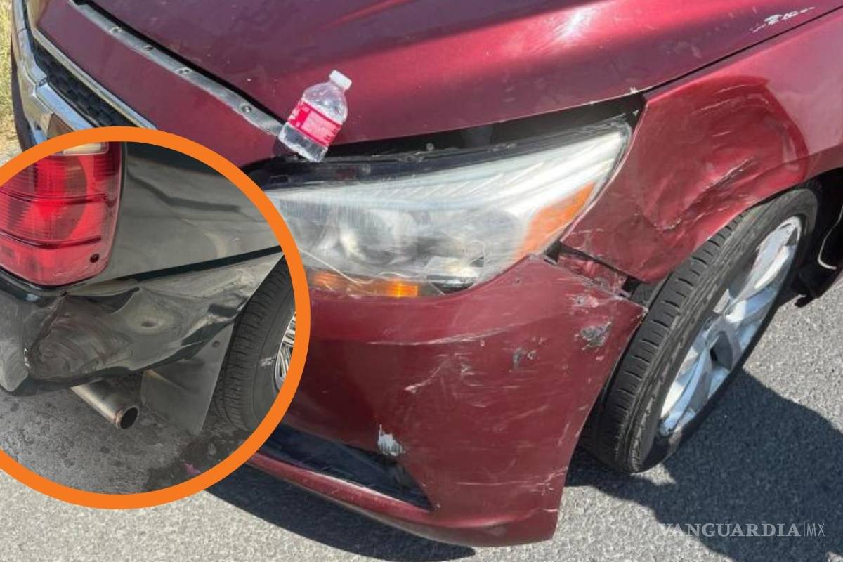 Autopista Saltillo-Monterrey busca, con cámaras, a vehículo “montachoques”