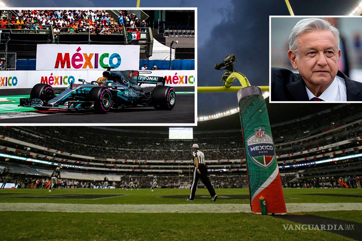 ¿AMLO le dice adiós a la F1 y NFL en México?, el dinero sería destinado al Tren Maya