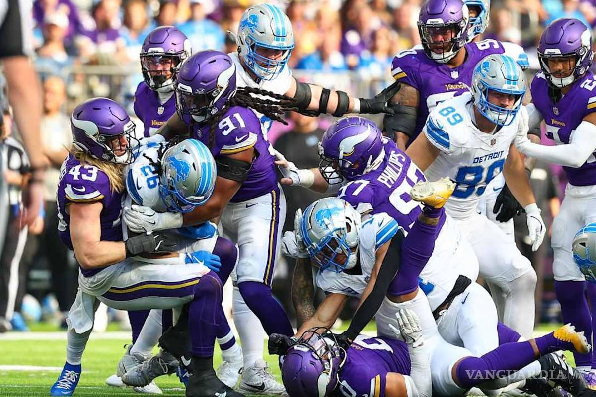 Vikings vs Lions: horario y transmisión del último SNF de la temporada regular de la NFL