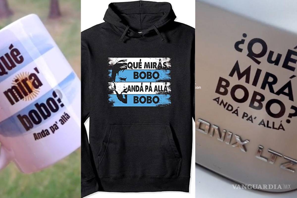 ‘¿Qué mirá, bobo?’: crean tazas, estampas, playeras y peluches con la frase de Messi en el Mundial (videos)