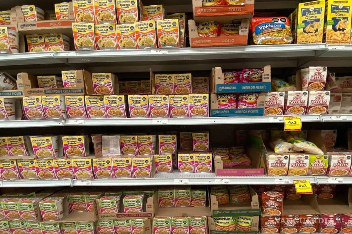 Burlan autoservicios prohibición de Profeco sobre sopas instantáneas