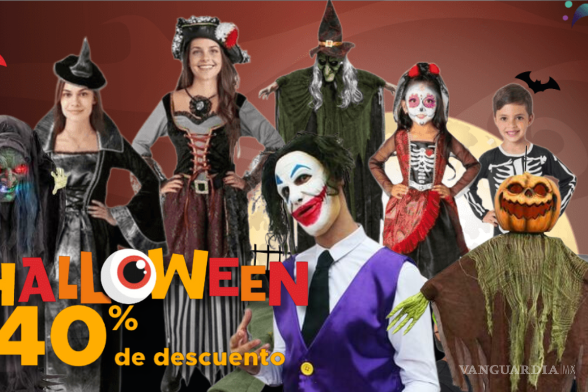 ¡Todo para Halloween en Soriana! Disfraces, decoraciones y accesorios de Halloween al 40% de descuento