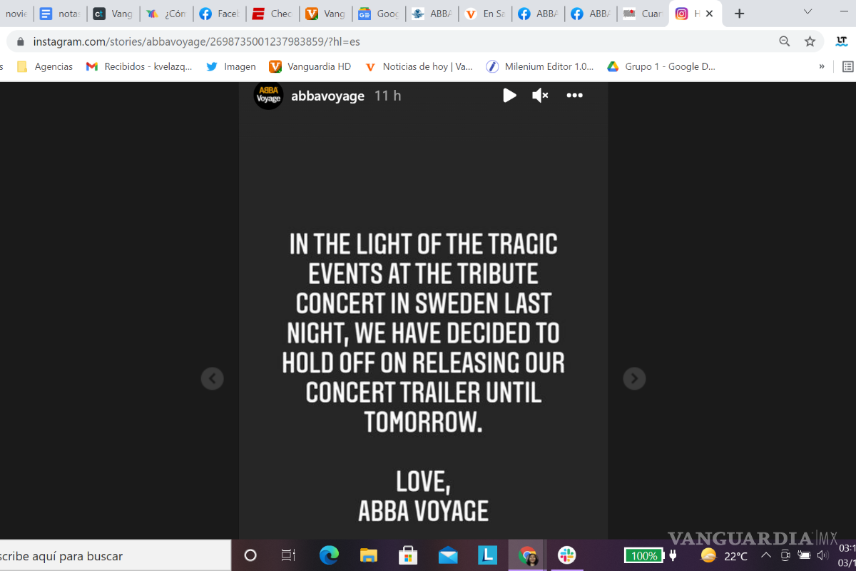 $!Anunciaron en redes la suspensión temporal de actividades ante el accidente