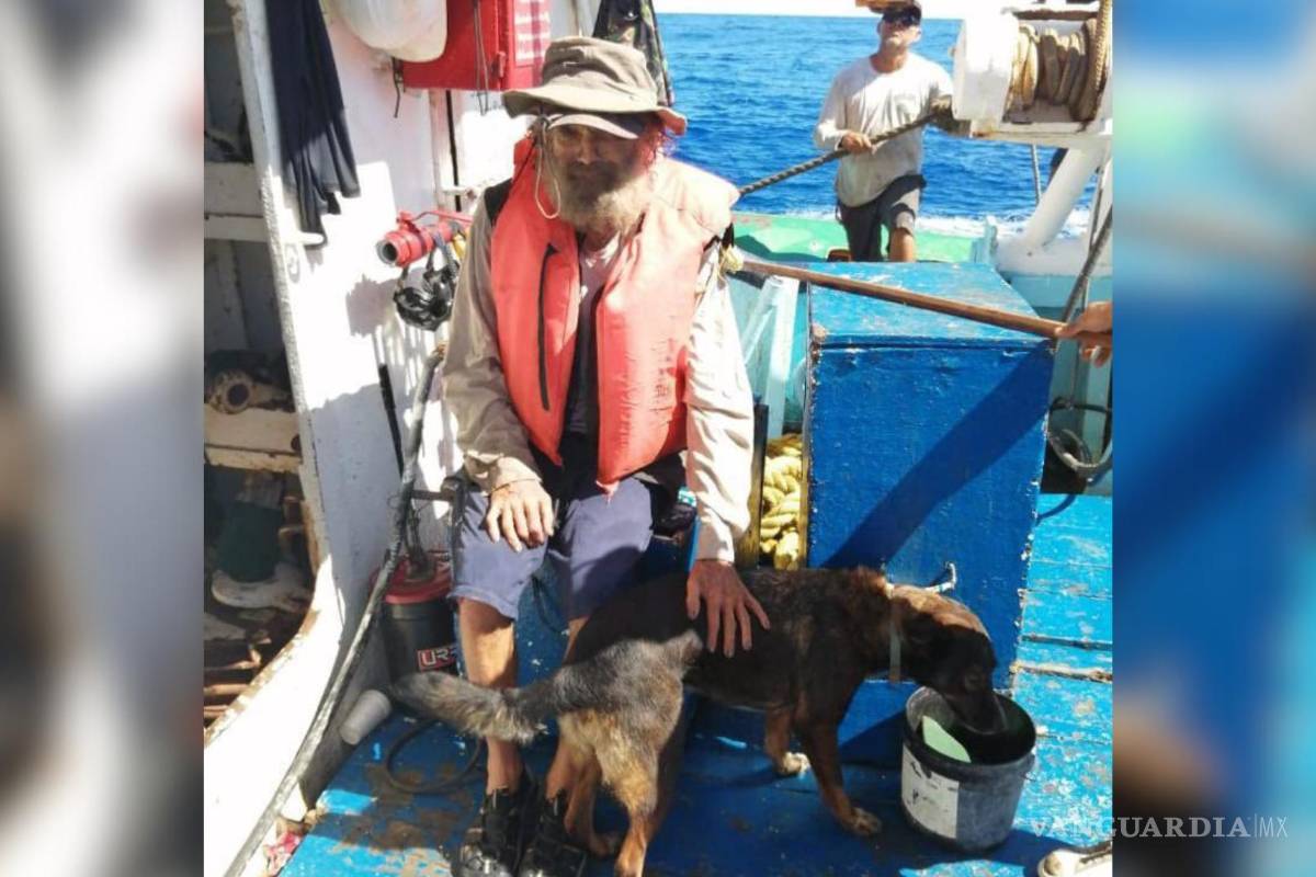 ¡Sorprendente! Buque de atún Tuny rescata a náufrago australiano junto a su perrita