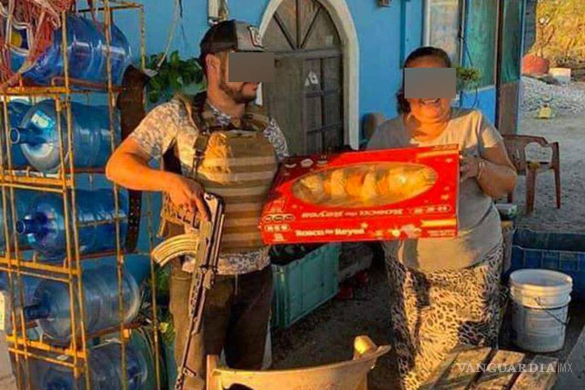 Cártel del Golfo reparte roscas de reyes en territorio de la Marina en Tamaulipas