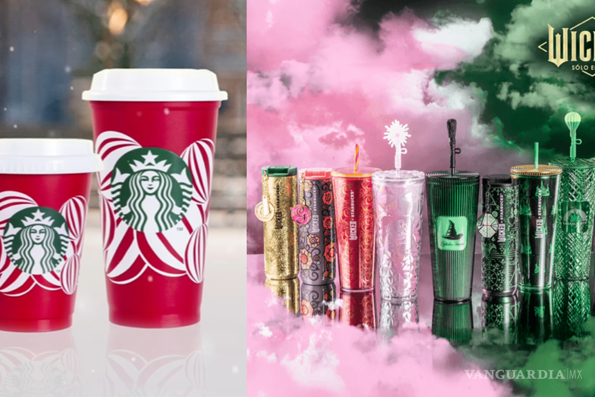Starbucks México adelanta la Navidad y lanza promociones imperdibles: vaso navideño Gratis y colección Wicked de edición limitada