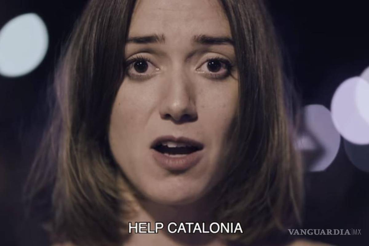 Denuncian "acoso" a la actriz del video “Help Catalonia”