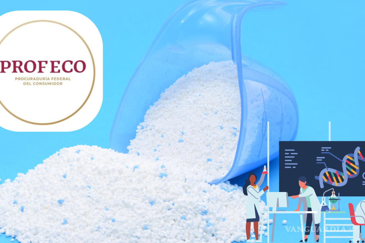 Detergente en polvo de gran calidad, según estudios de la Profeco