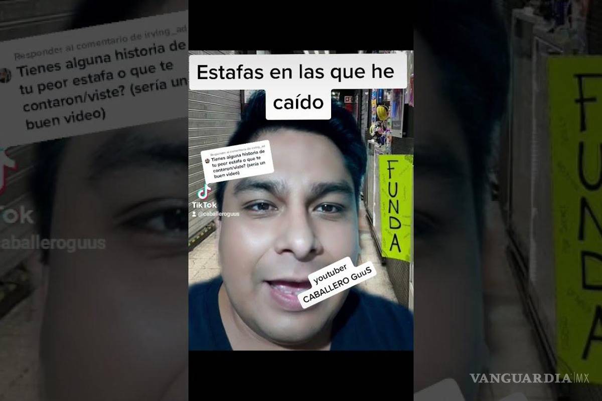 Youtber exhibe modus operandi de estafadores en Eje Central de la CdMx