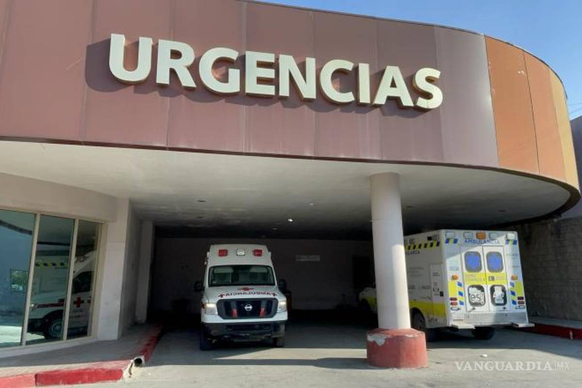 $!De la Cruz Roja el hombre fue trasladado a las instalaciones del Hospital General.