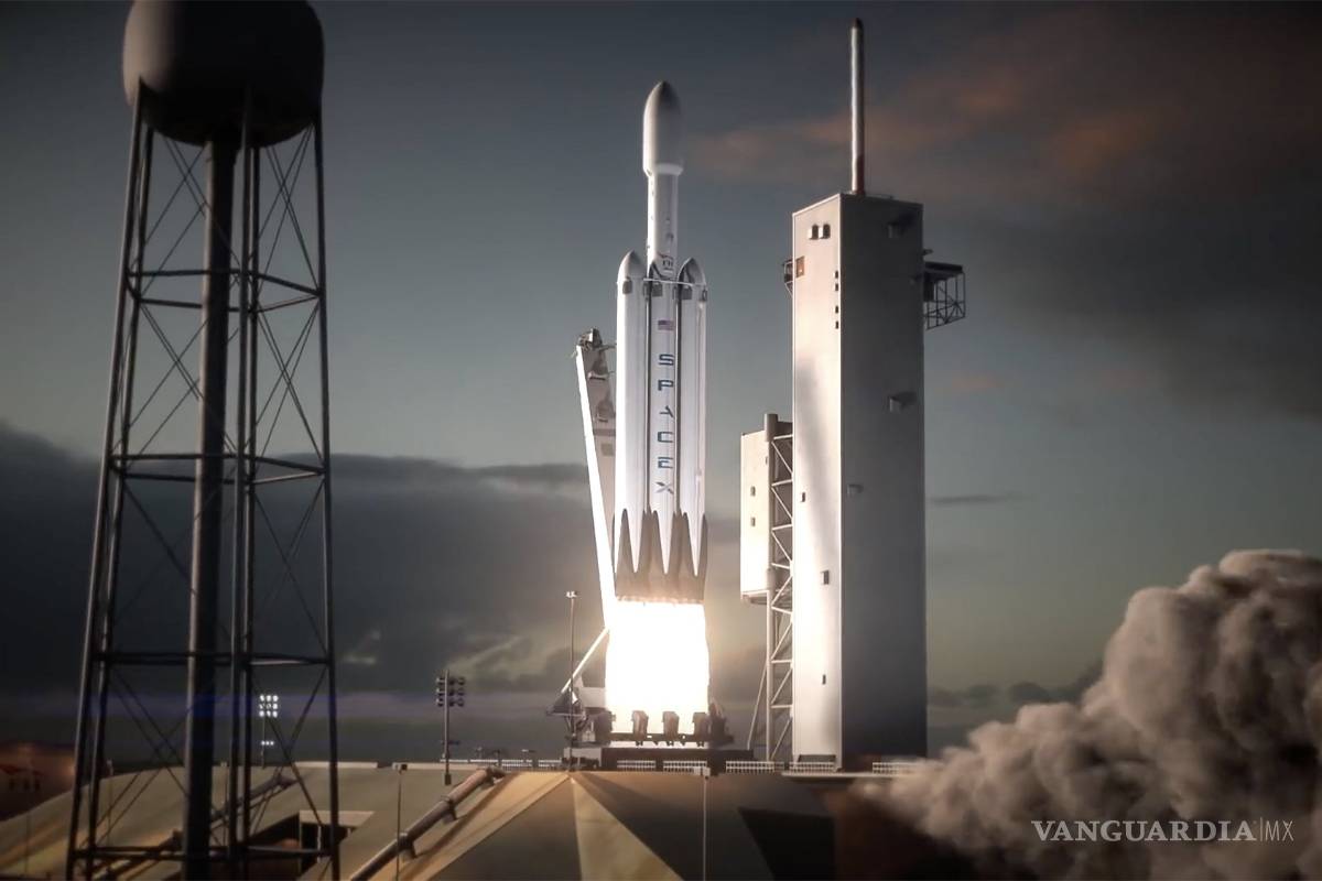 SpaceX lanzó con éxito su cohete gigante Falcon Heavy, con rumbo a Marte