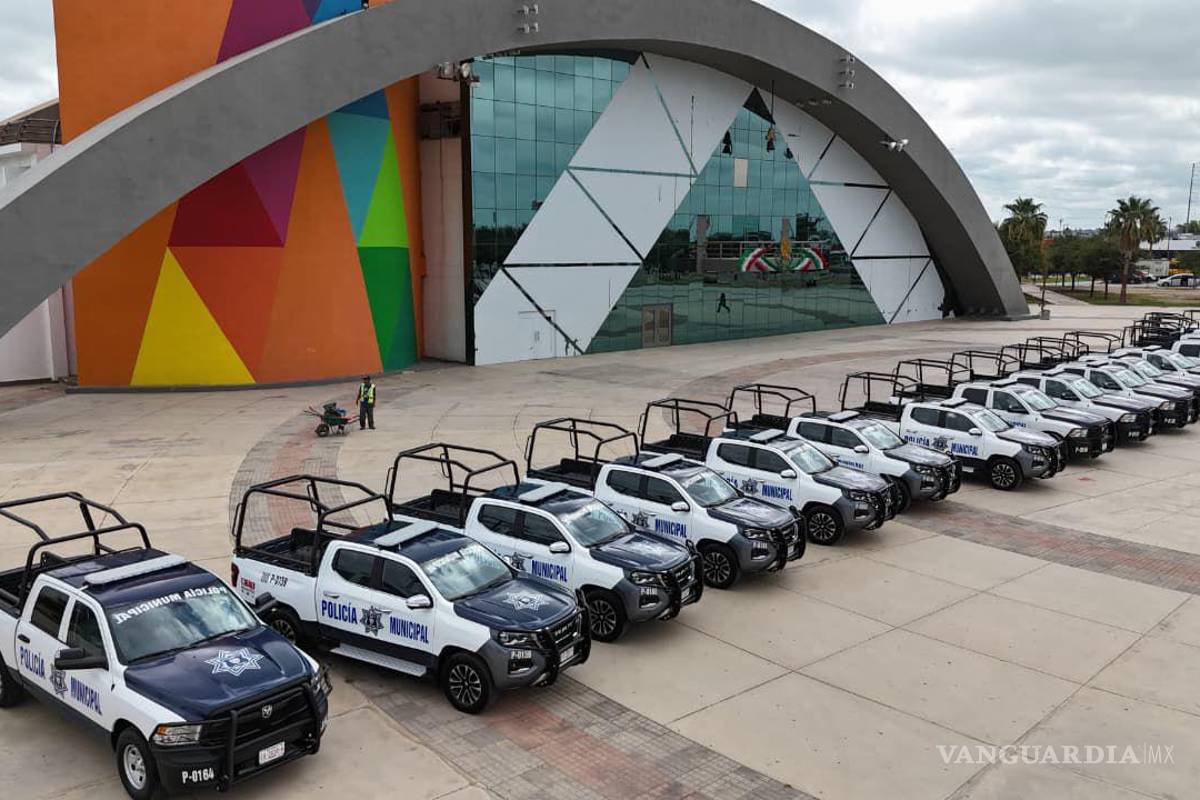 Invierte Acuña 16.6 mdp en unidades y armamento para reforzar la seguridad
