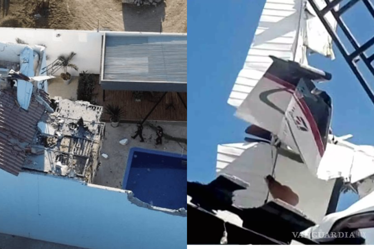Avioneta se estrella sobre una azotea en Nayarit; continúan los accidentes aéreos