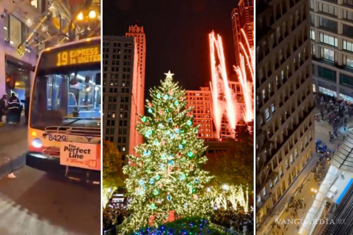 Tiroteo durante encendido de árbol en Chicago deja un muerto, siete heridos y amotinamientos