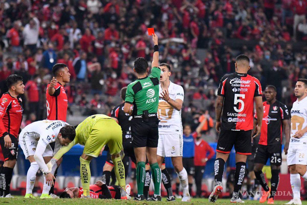 Afirma Arturo Brizio que fueron “decisiones arbitrales correctas” en Atlas vs. Pumas