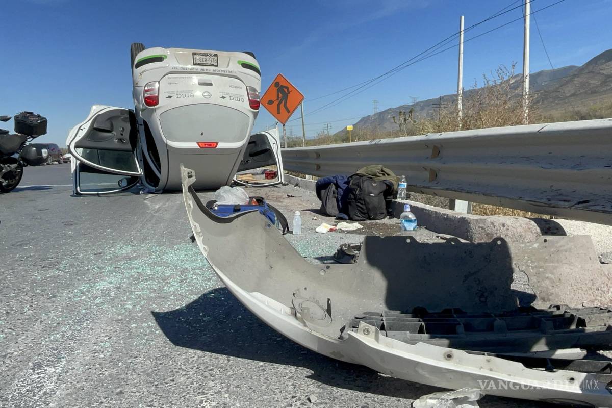 Un muerto y dos lesionados deja fatal encontronazo en la carretera Saltillo-Zacatecas