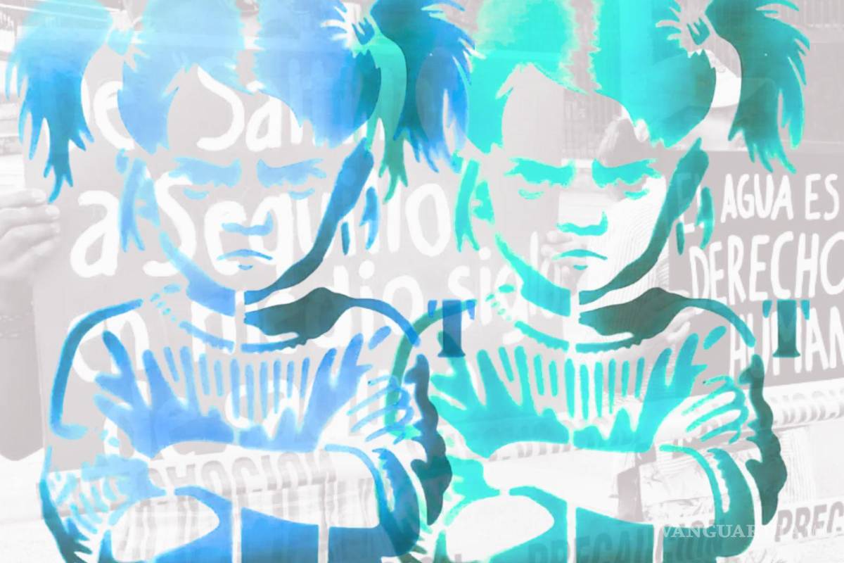 ¿Por qué Saltillo no se ‘bebe’ el mensaje sobre el agua? El esténcil que desnudó la crisis