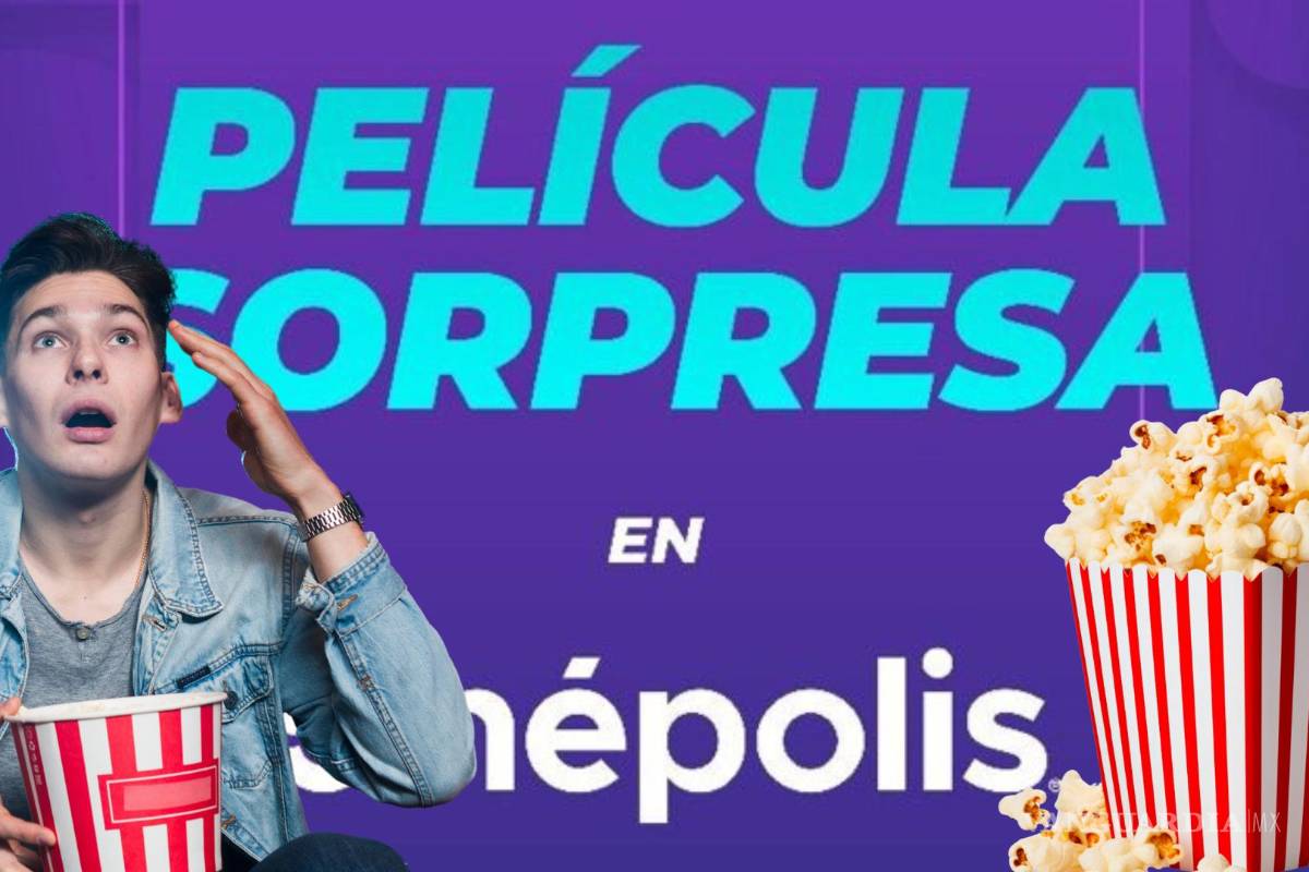 ¡Película sorpresa! ¿Te atreves a probar el nuevo concepto de la cadena de cines Cinépolis?