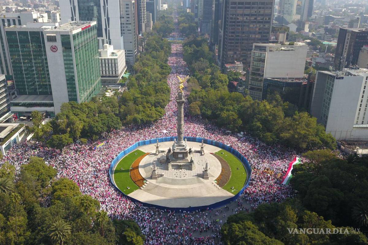 Morena critica movilización a favor del INE; fue para defender a la ‘cúpula electoral’, dice Delgado