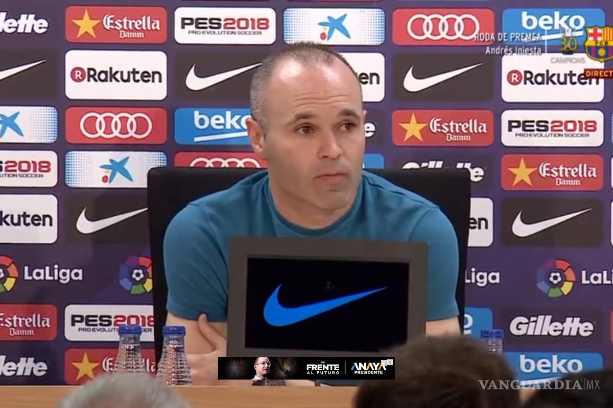 Andrés Iniesta dice adiós al Barcelona entre lágrimas y aplausos