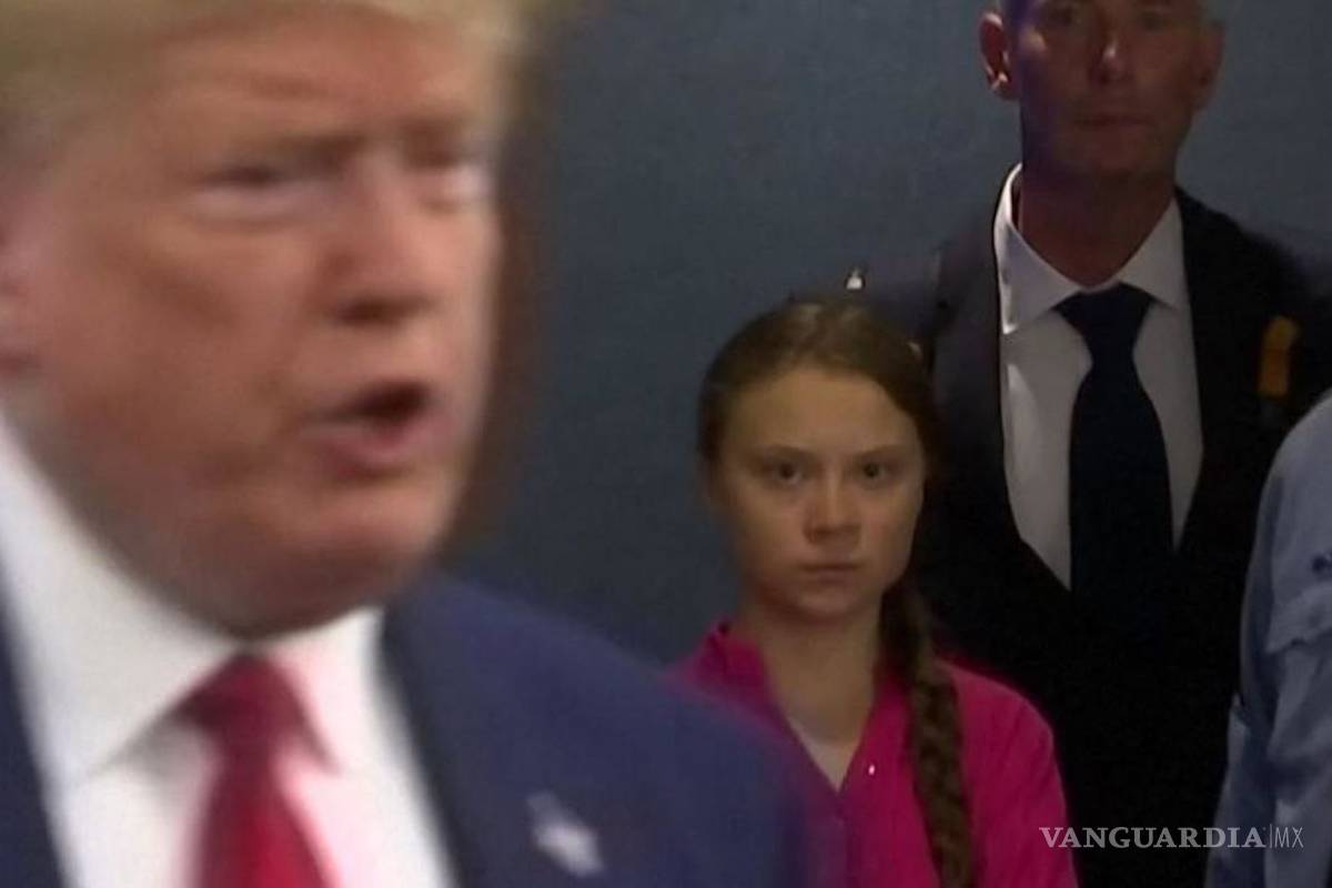 Una mirada lo dice todo: Greta Thunberg se encuentra con Donald Trump en la ONU
