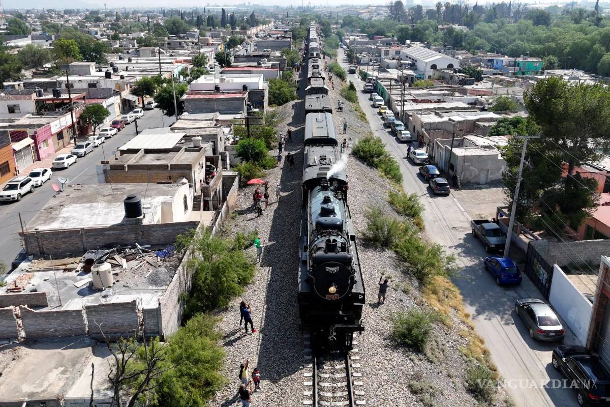 Falso que la locomotora de vapor ‘La Emperatriz’ cruce por La Laguna