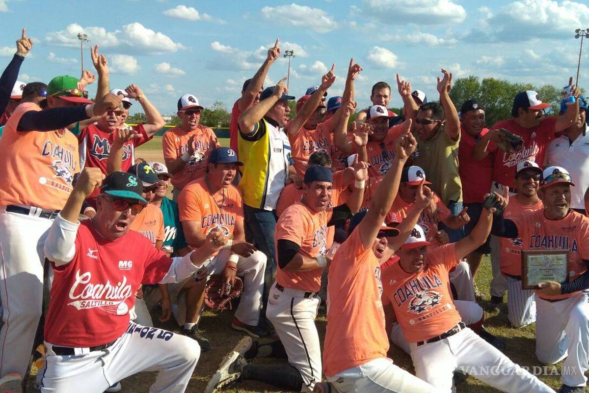 Saltillo es monarca nacional máster de beisbol