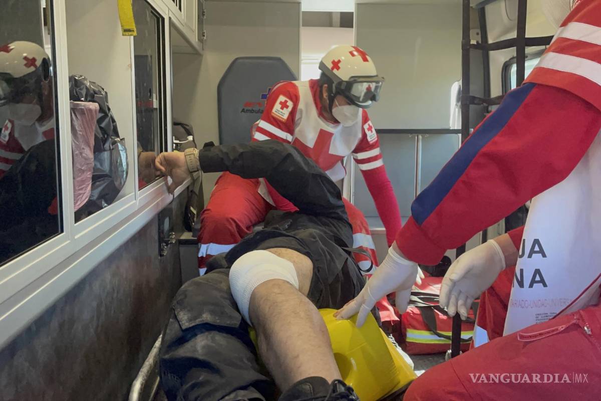 Policía de Saltillo se lesiona durante persecución de sospechosos