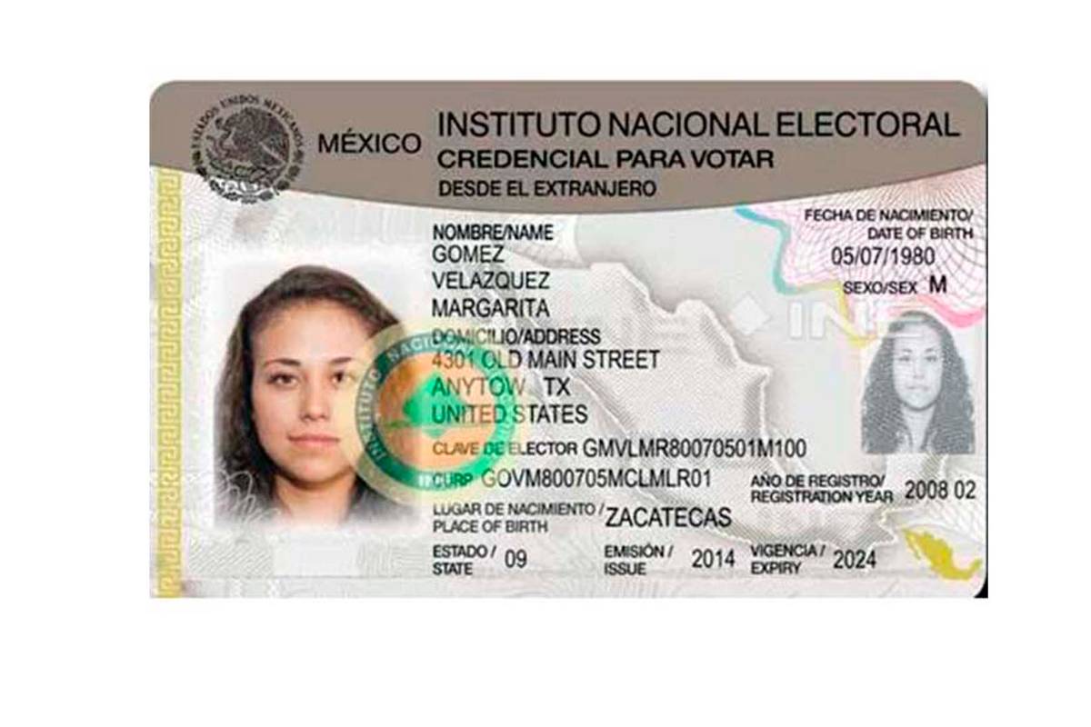 Aprobado el formato de credencial para votar desde el extranjero