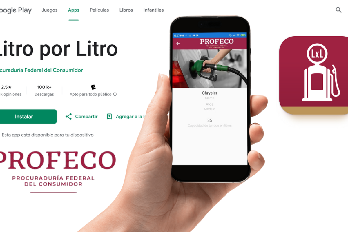Profeco suspende la app ‘Litro por Litro’ por esta razón
