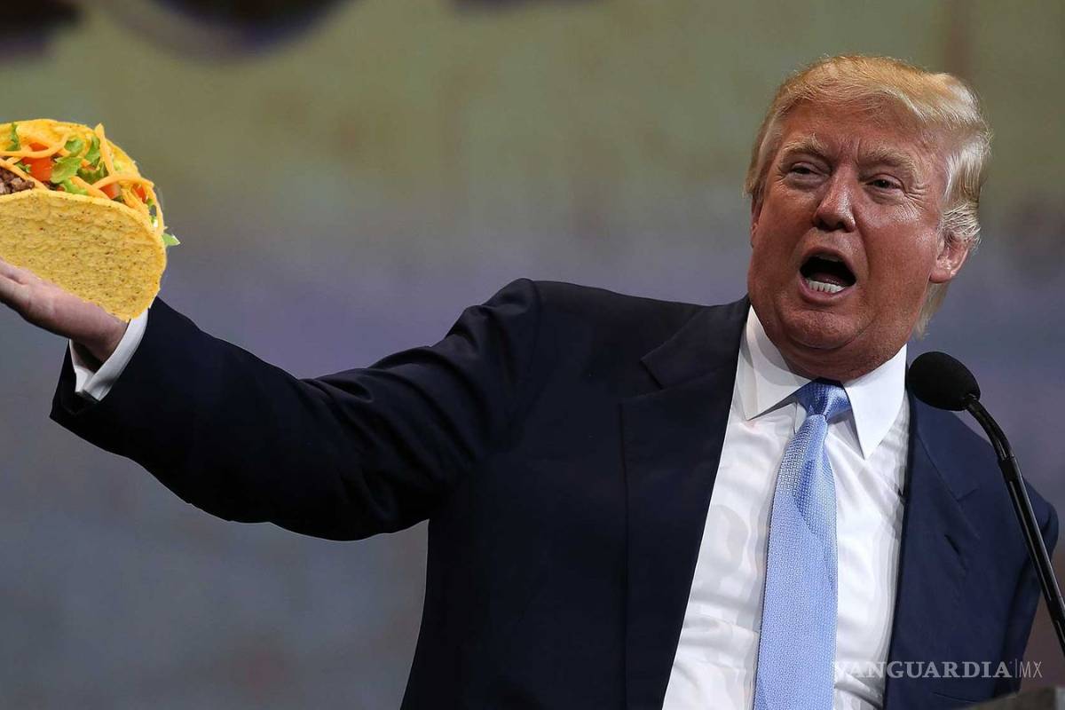 Trump celebra el 5 de Mayo comiendo &quot;tacos&quot;