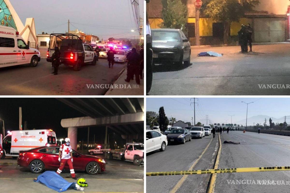 Fin de semana trágico en Saltillo; disparos, atropellos y muertes conmocionan a la ciudadanía