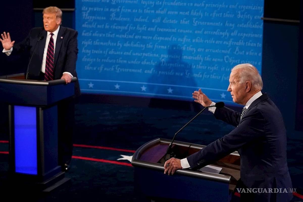 Inversionistas con mucho temor por el caótico debate Trump-Biden