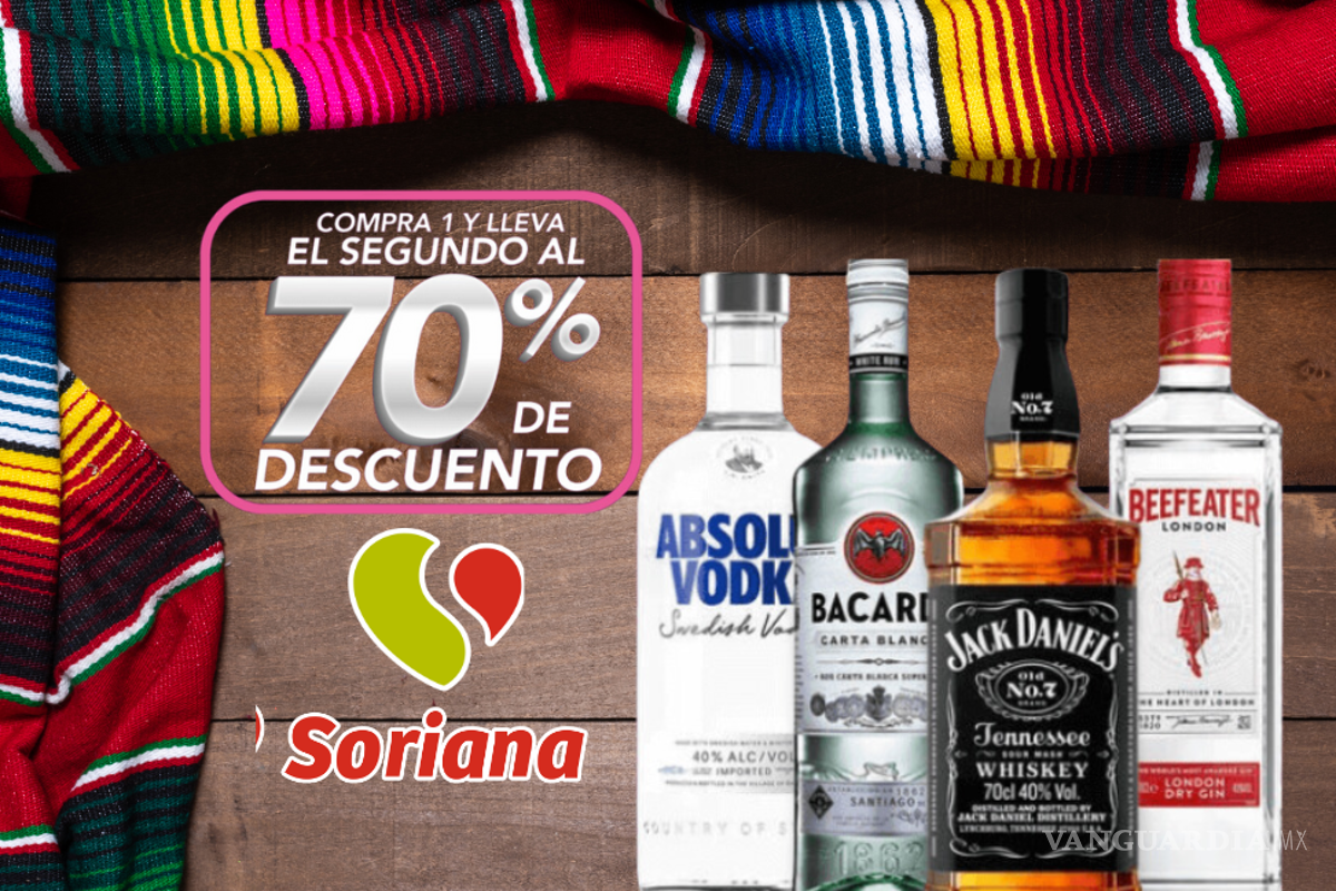 ¡Prepárate para el Grito de Independencia! Soriana lanza promoción de 70% de descuento en la segunda botella de vinos y licores