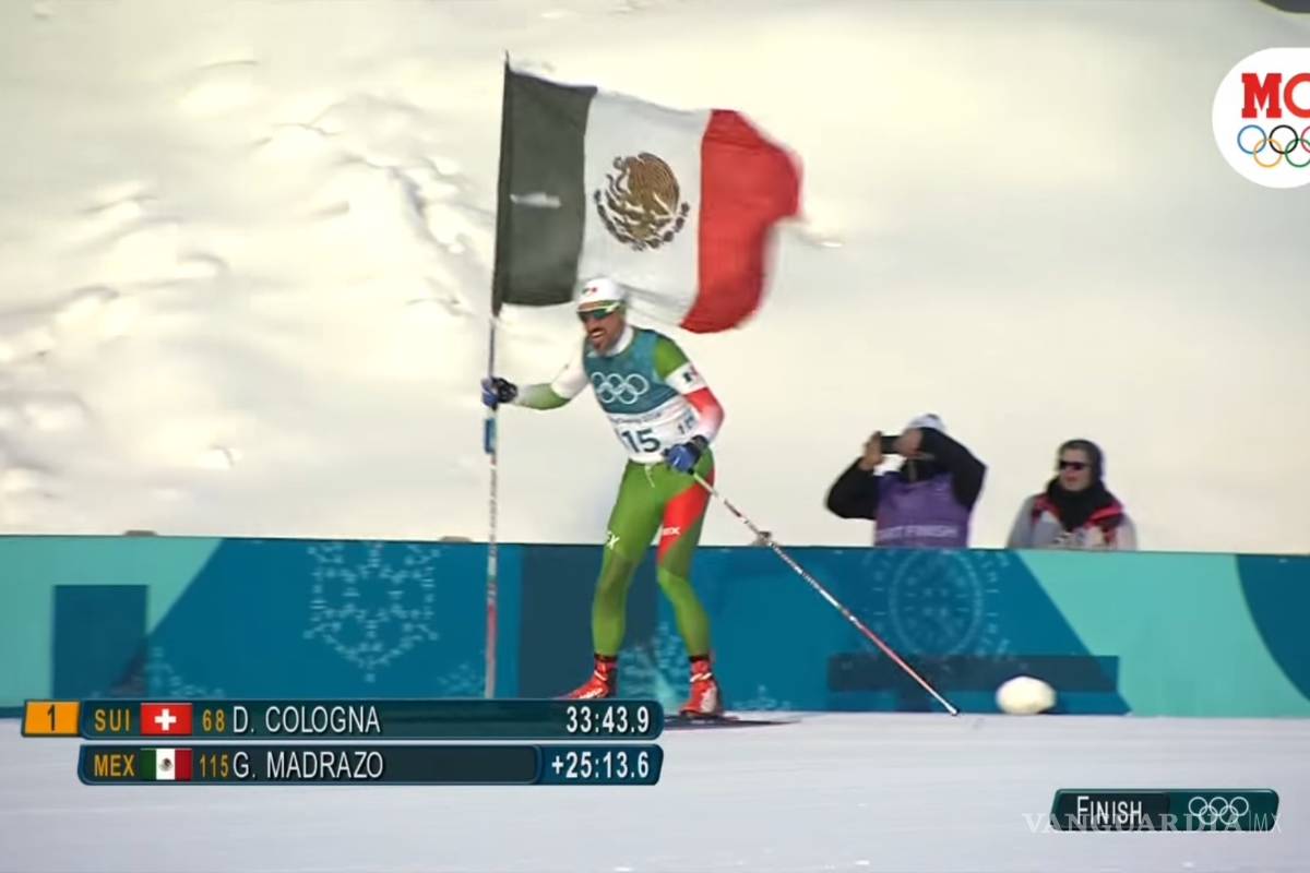 Germán Madrazo fue el último lugar del cross-country, pero cruzó la meta con la Bandera de México en sus manos (Video)