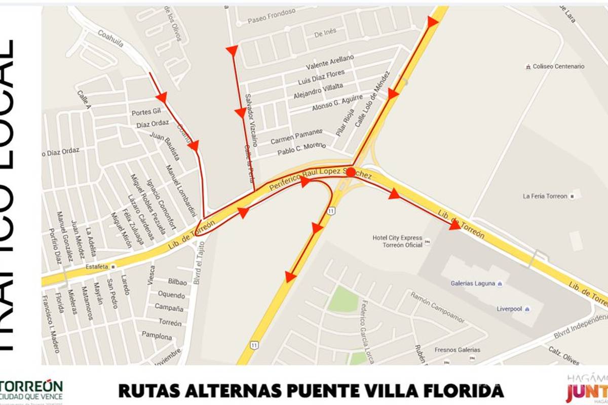 $!Costará 30 millones de pesos reparar puente en Torreón