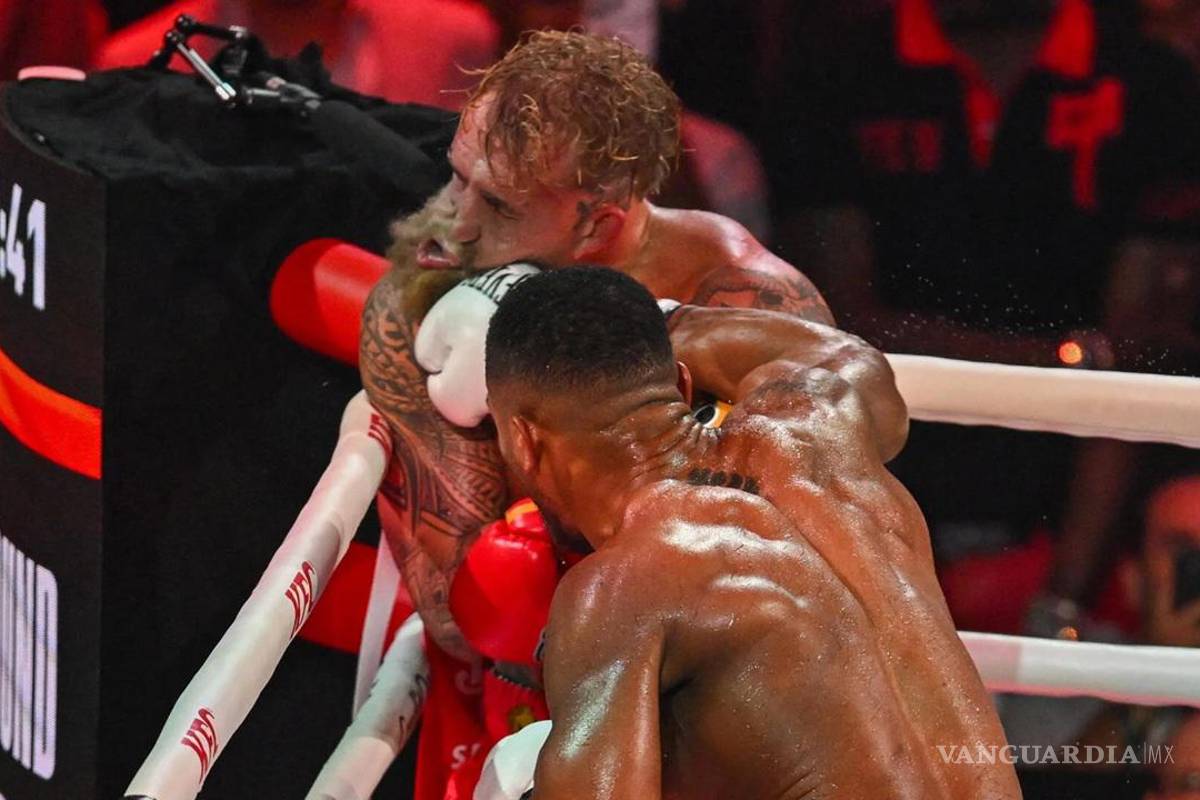 Así quedó la mandíbula de Jake Paul tras caer por KO ante Anthony Joshua