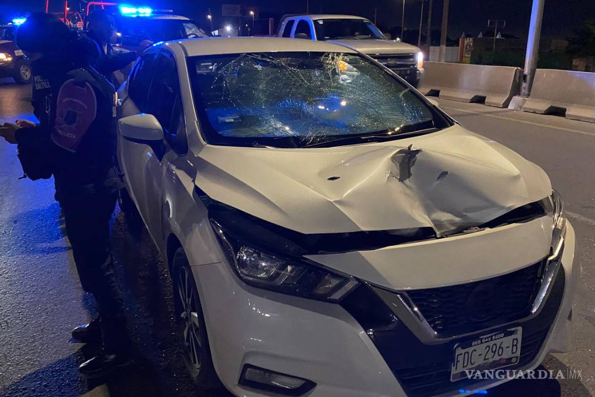 Atropellan a mujer en bulevar Fundadores de Saltillo; está grave