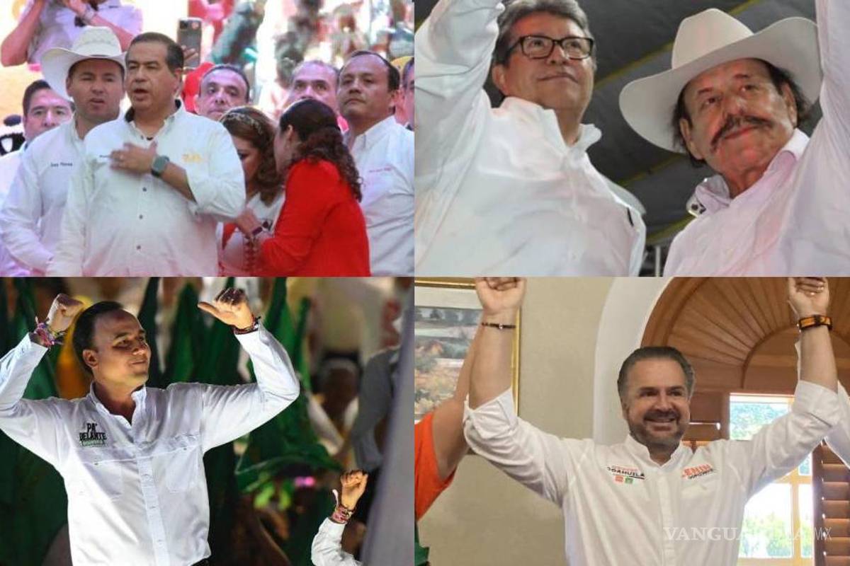 Candidatos por Coahuila cierran mostrando ‘músculo’ político