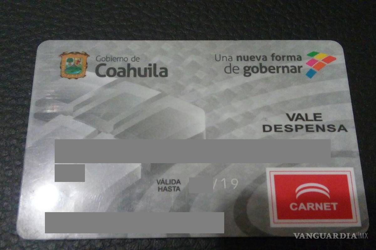Entrega Estado parte del salario en tarjeta de despensa